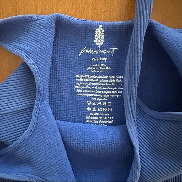 Free People FP Movement Happiness Runs Square Crop African Violet XS/S - Picture 6 of 8